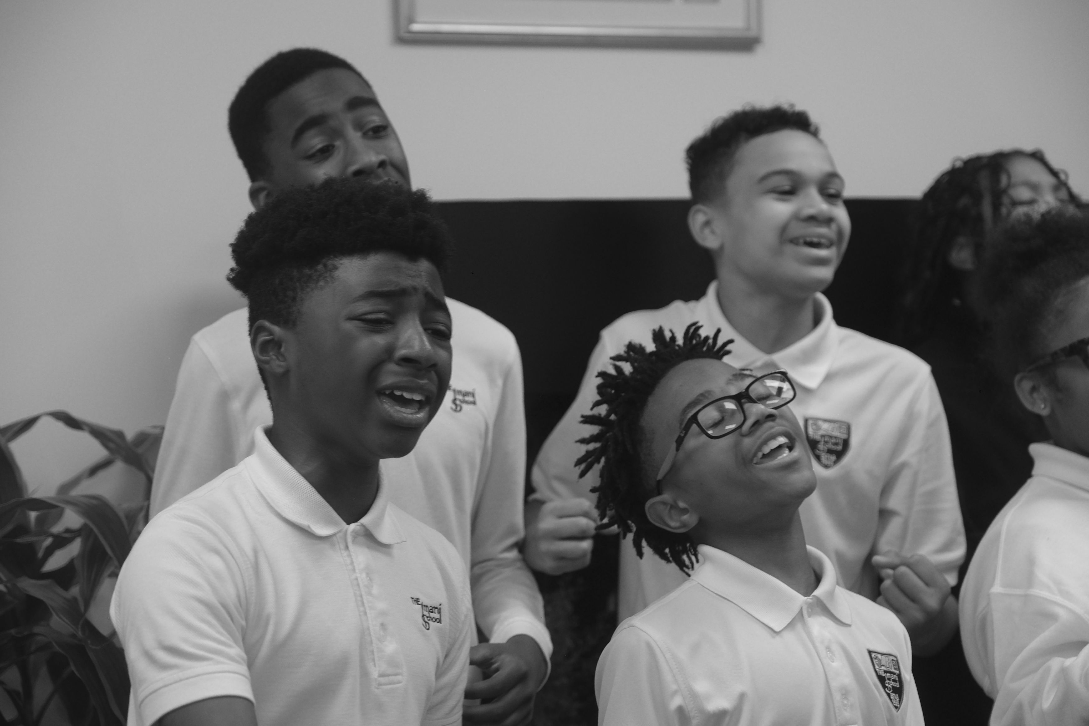 Imani Middle School classroom discussion