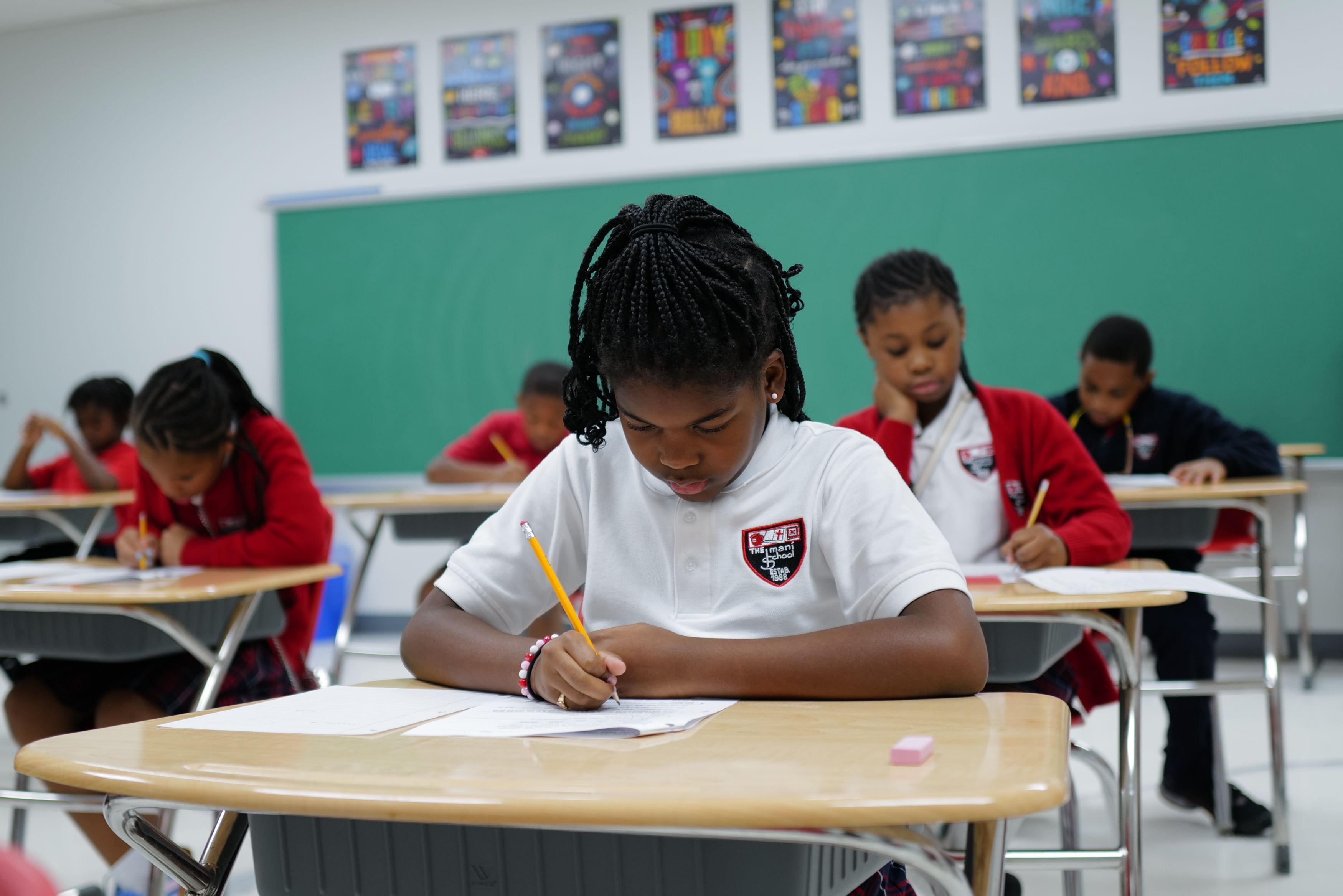Imani School students in STEM activities